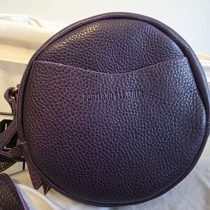 Portland Leather Goods Small EMPIRE Round Crossbody Bag QUICK SHIPPING!